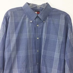 Tommy Hilfiger Long Sleeve XXL Checked Dress Shirt